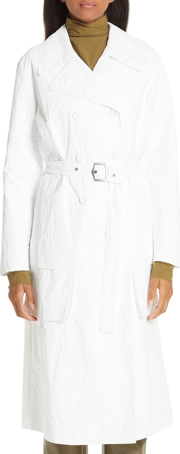 Sies Marjan Nisa Matte Coated Trench Coat