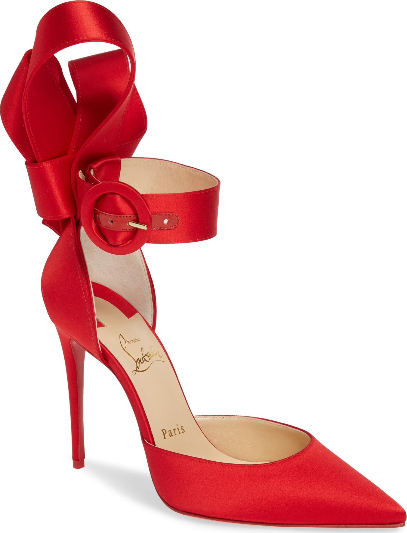 Christian Louboutin Raissa Bow Ankle Strap Pump