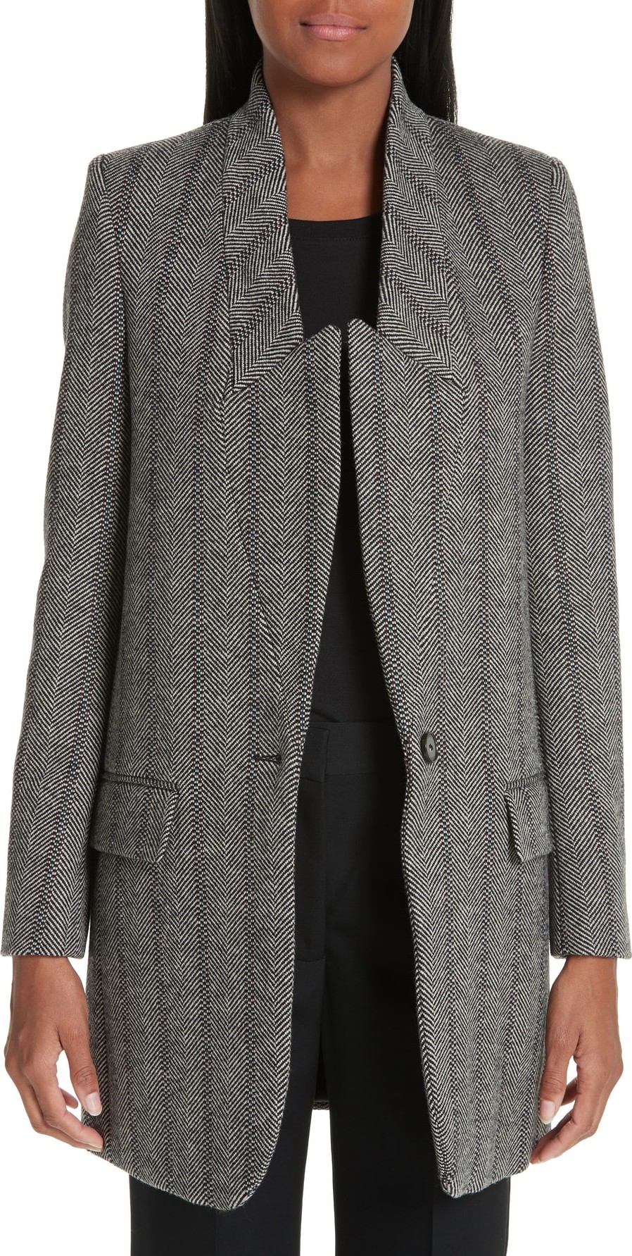 Stella McCartney Long Wool Blend Blazer