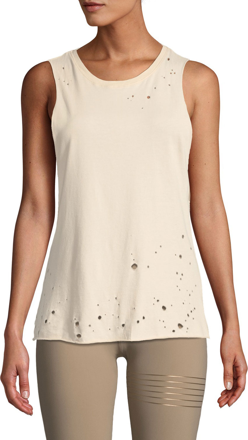 Alo Yoga Distressed Muscle Tank