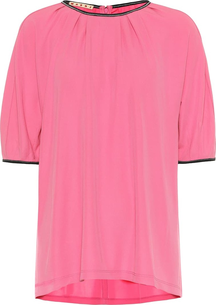 Marni Crêpe top