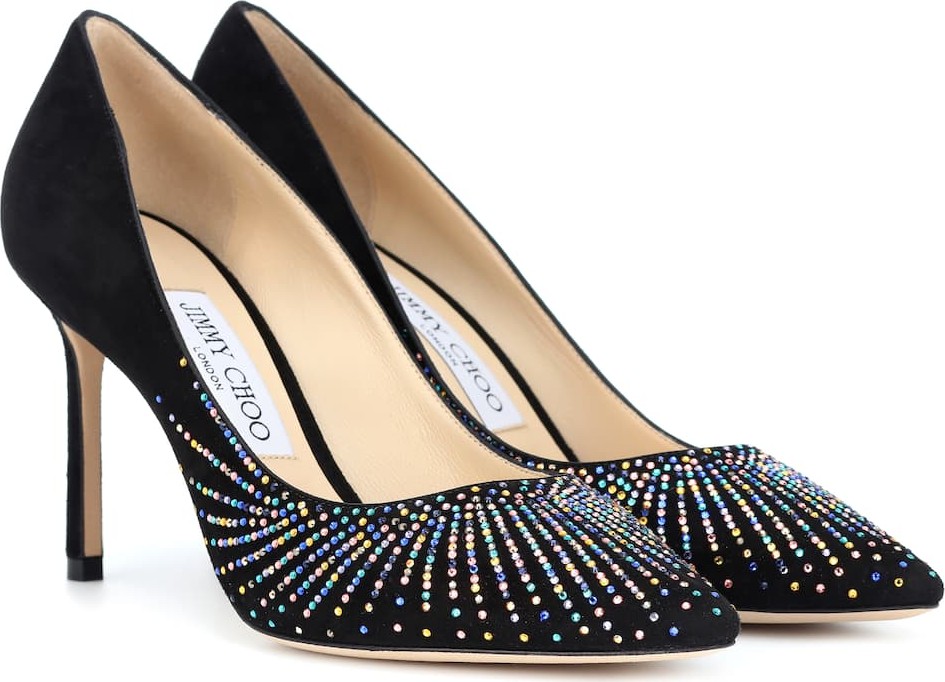 Jimmy Choo Romy 85 suede pumps