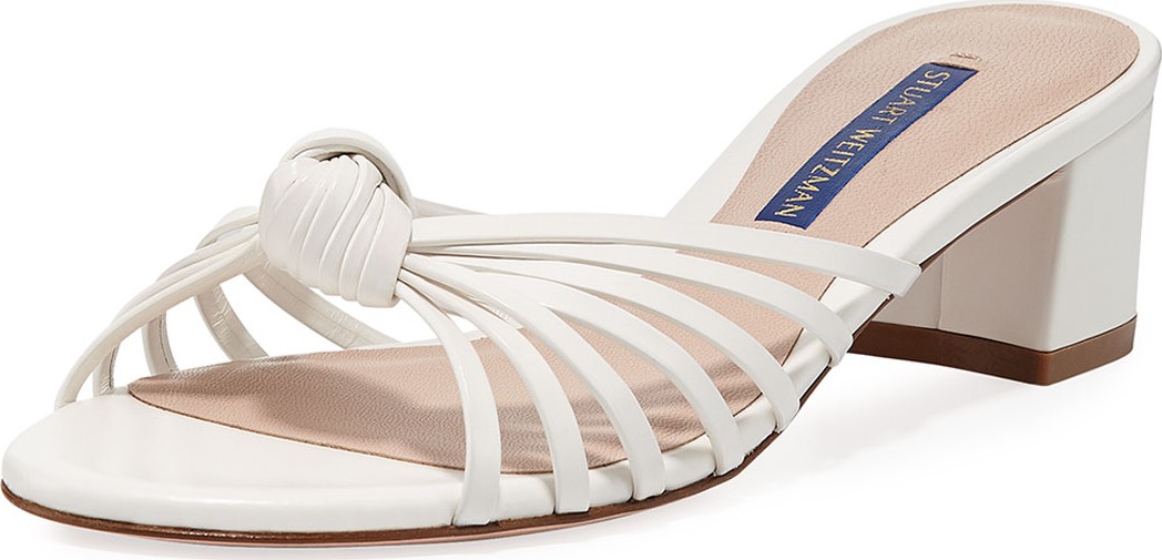 Stuart Weitzman Sidney Strappy Leather Sandals