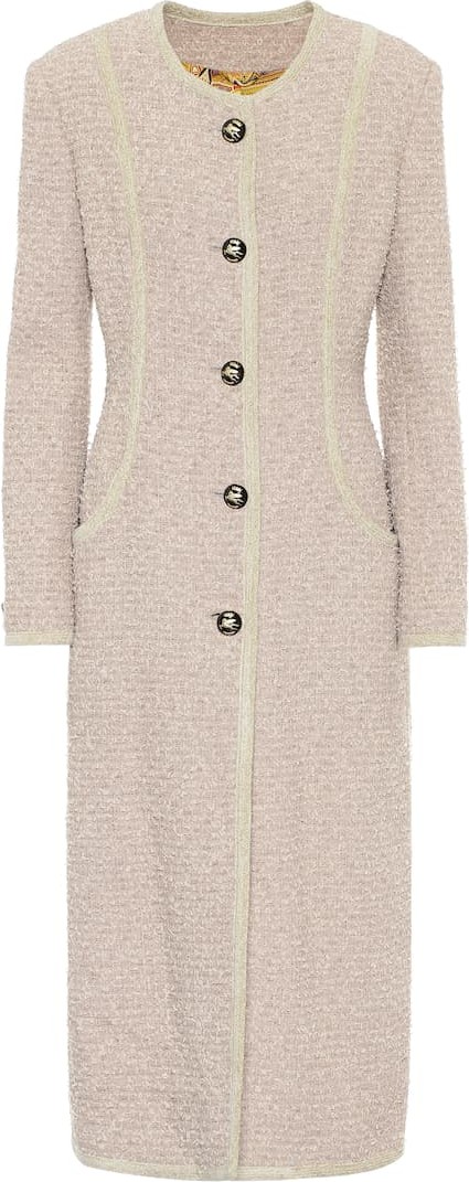 Etro Cotton-blend tweed coat