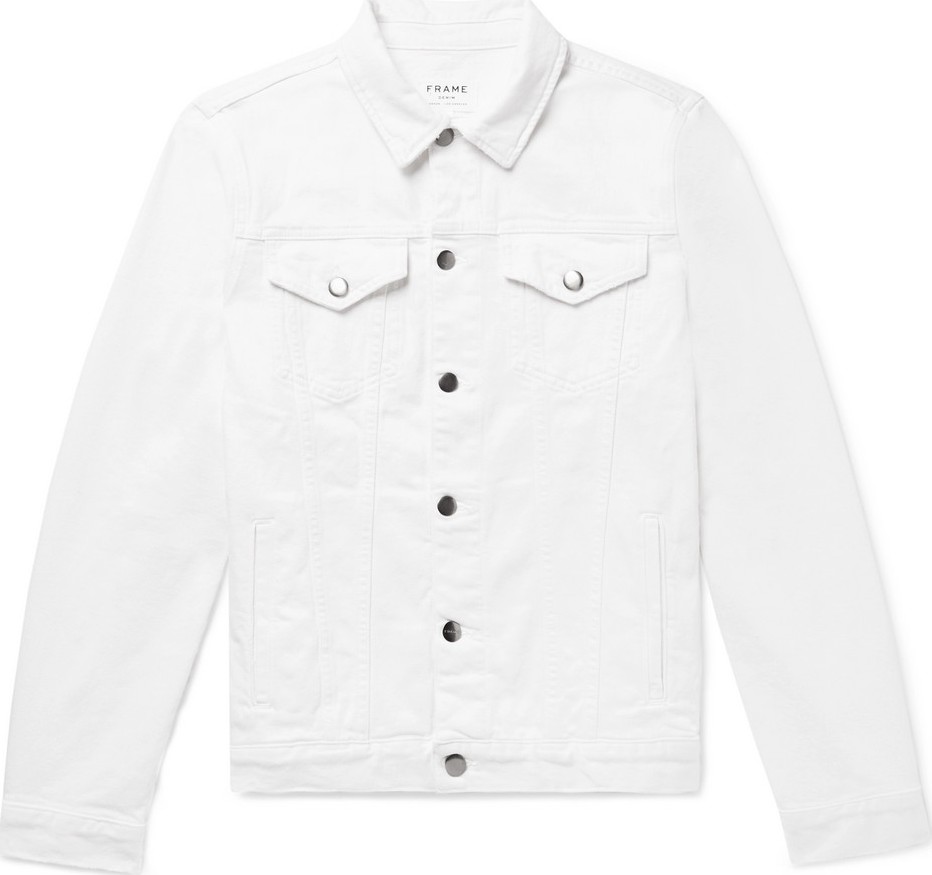 FRAME DENIM L'Homme Stretch-Denim Trucker Jacket