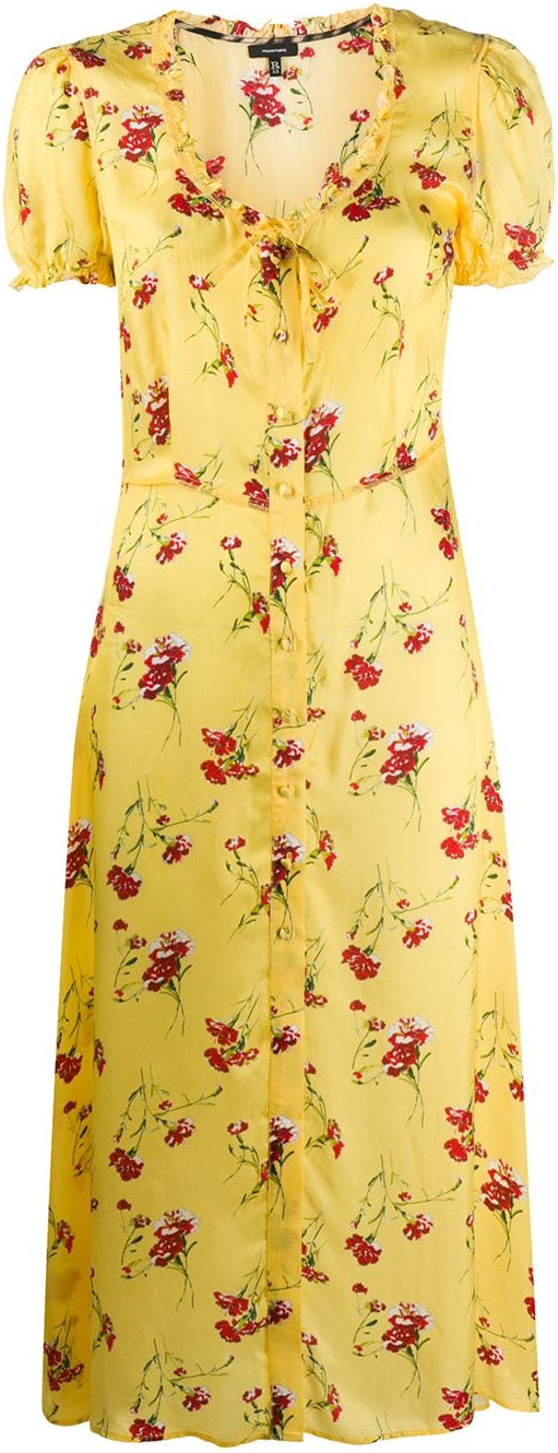 R13 - Floral midi dress