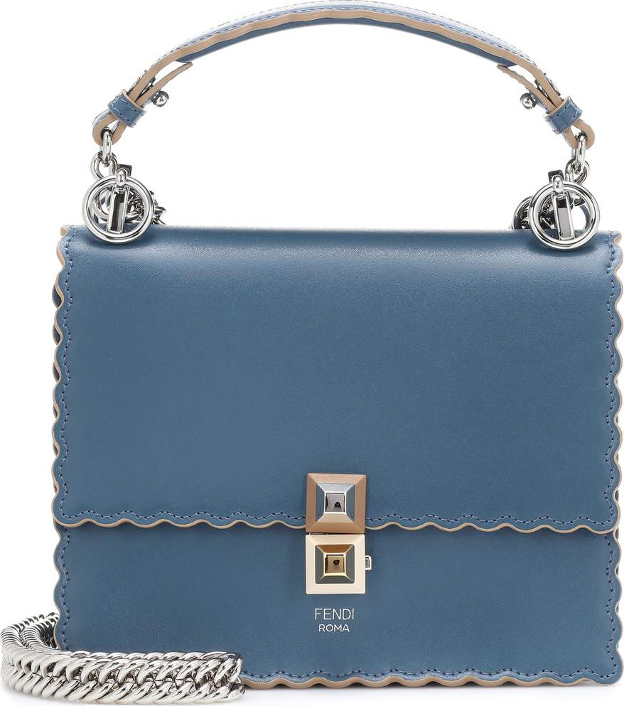 Fendi Kan I Small leather shoulder bag
