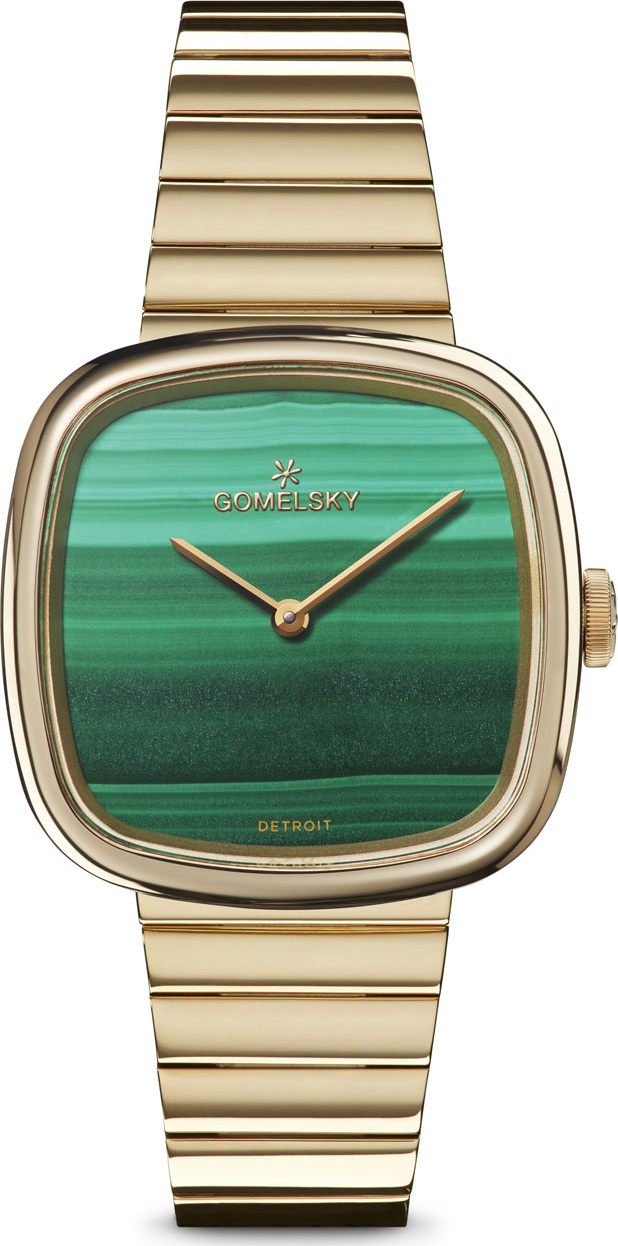 Gomelsky 32mm Eppie Malachite Bracelet Watch