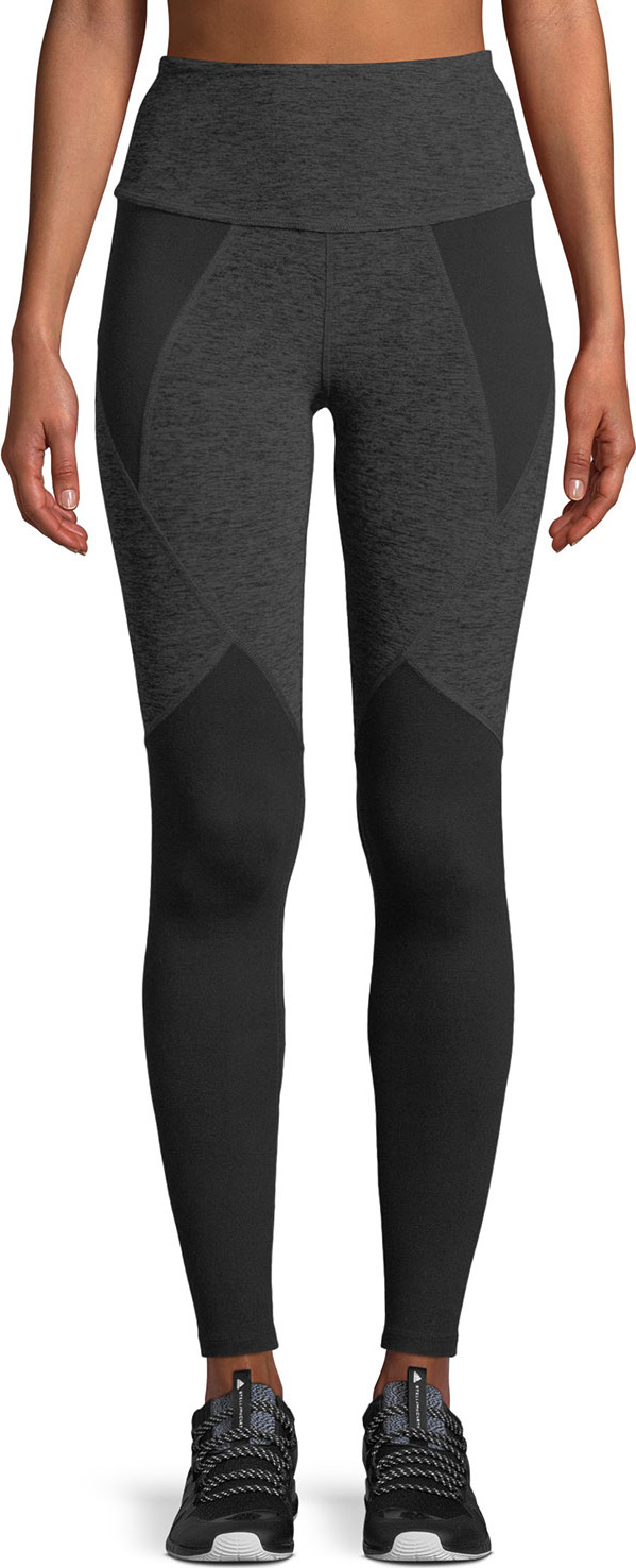 Beyond Yoga High-Waist Space-Dye Paneled Full-Length Leggings Beyond Yoga High-Waist Space-Dye Paneled Full-Length Leggings