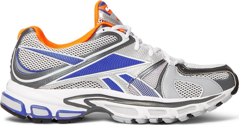 Vetements + Reebok Runner 200 Rubber-Trimmed Mesh Sneakers