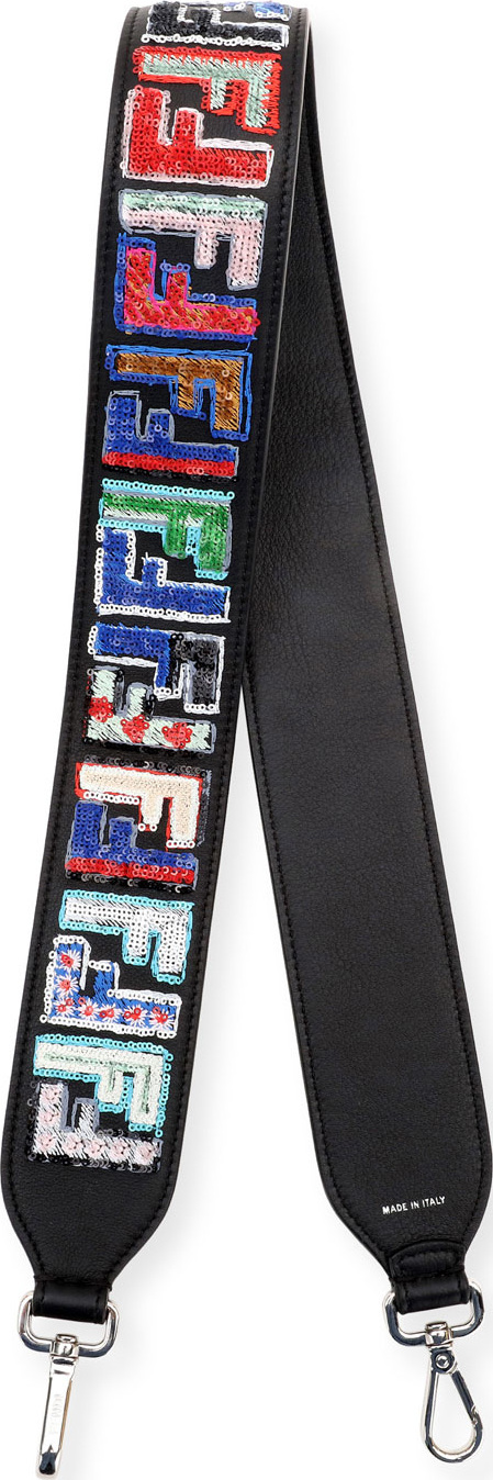 Fendi Fun Fair Strap You Calf Shoulder Strap
