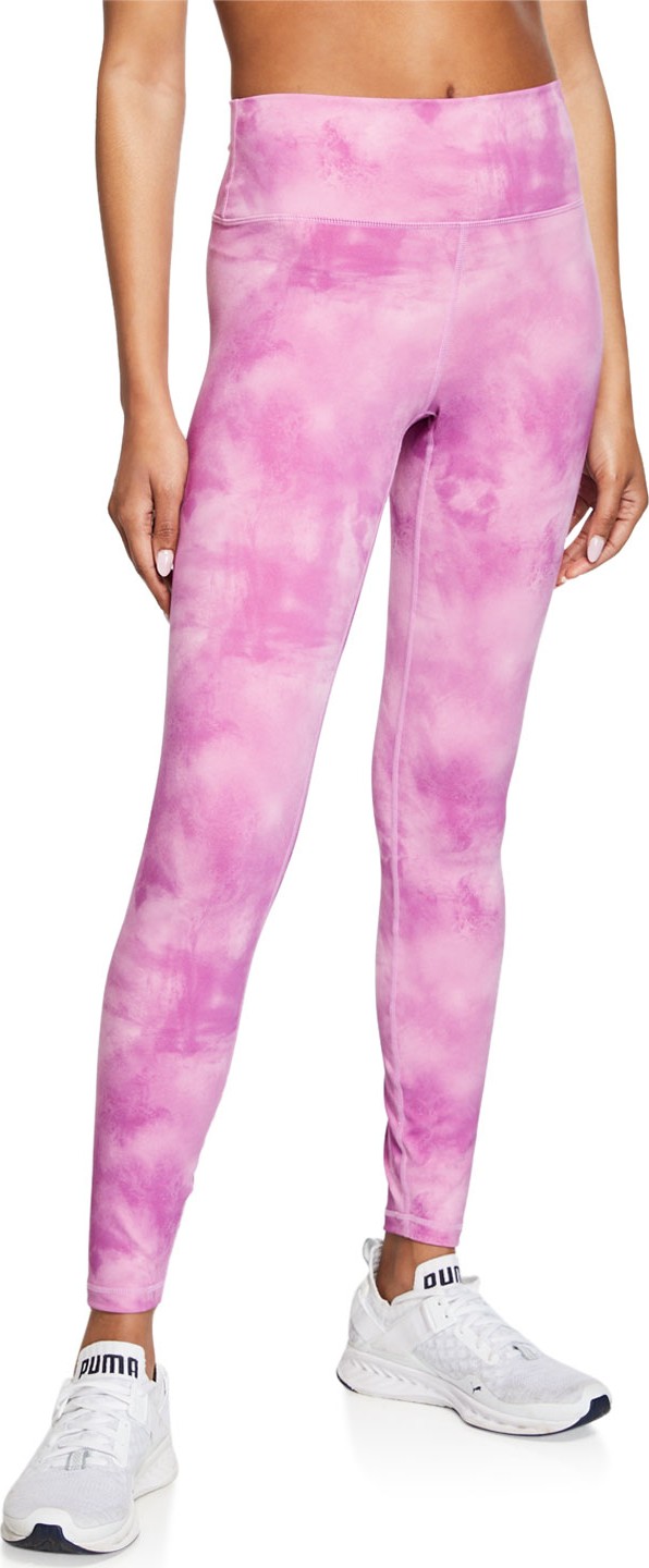 Spiritual Gangster Sunset Tie-Dye High-Waist Leggings