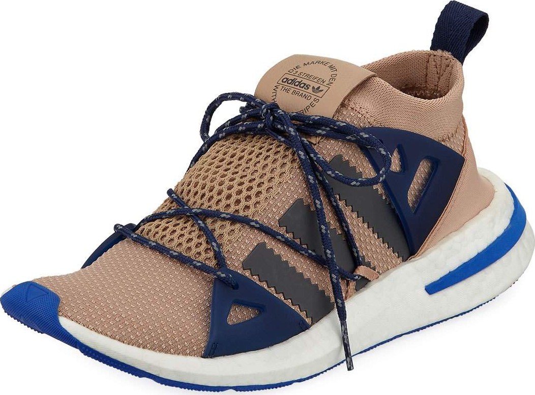 Adidas Arkyn Colorblock Mesh Sneakers, Ash/Pearl Gray