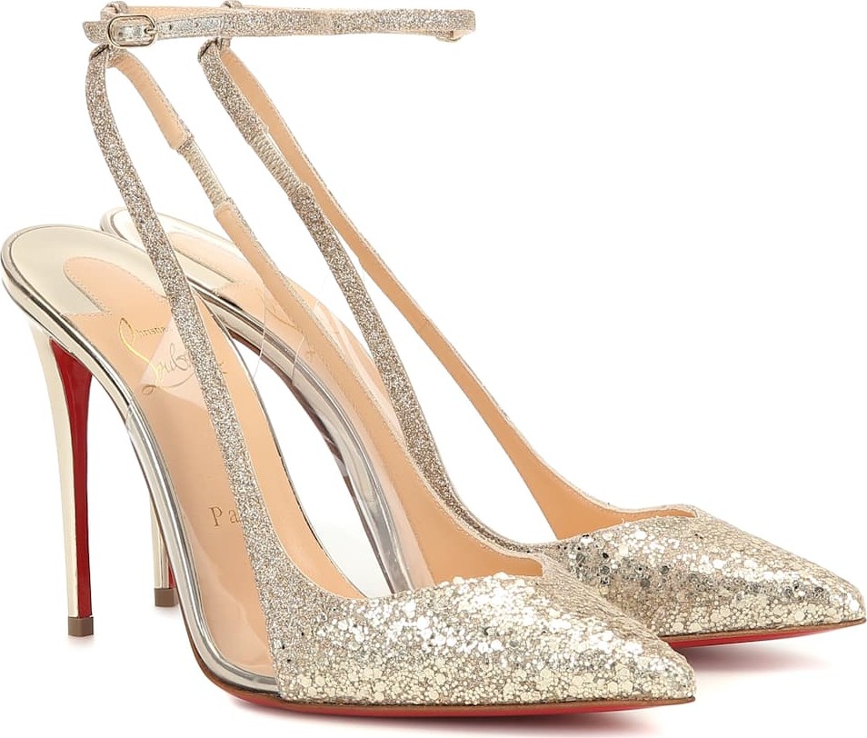 Christian Louboutin Optichoc 100 glitter pumps