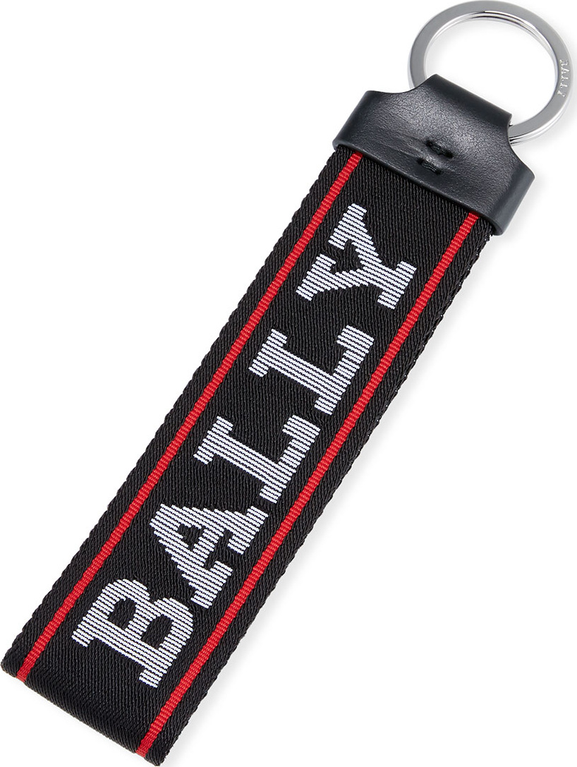 Bally Men's Web Loop Key Ring