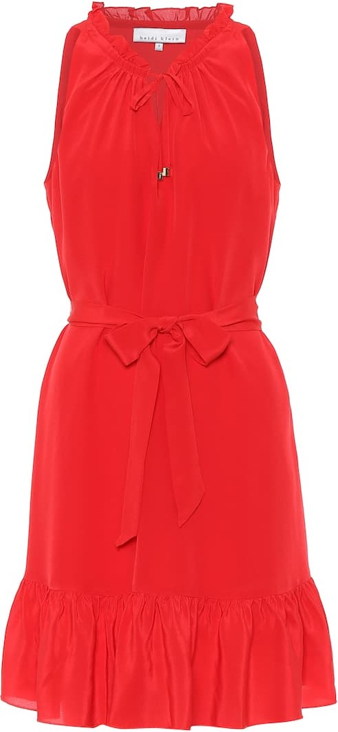 HEIDI KLEIN Pampelonne silk minidress