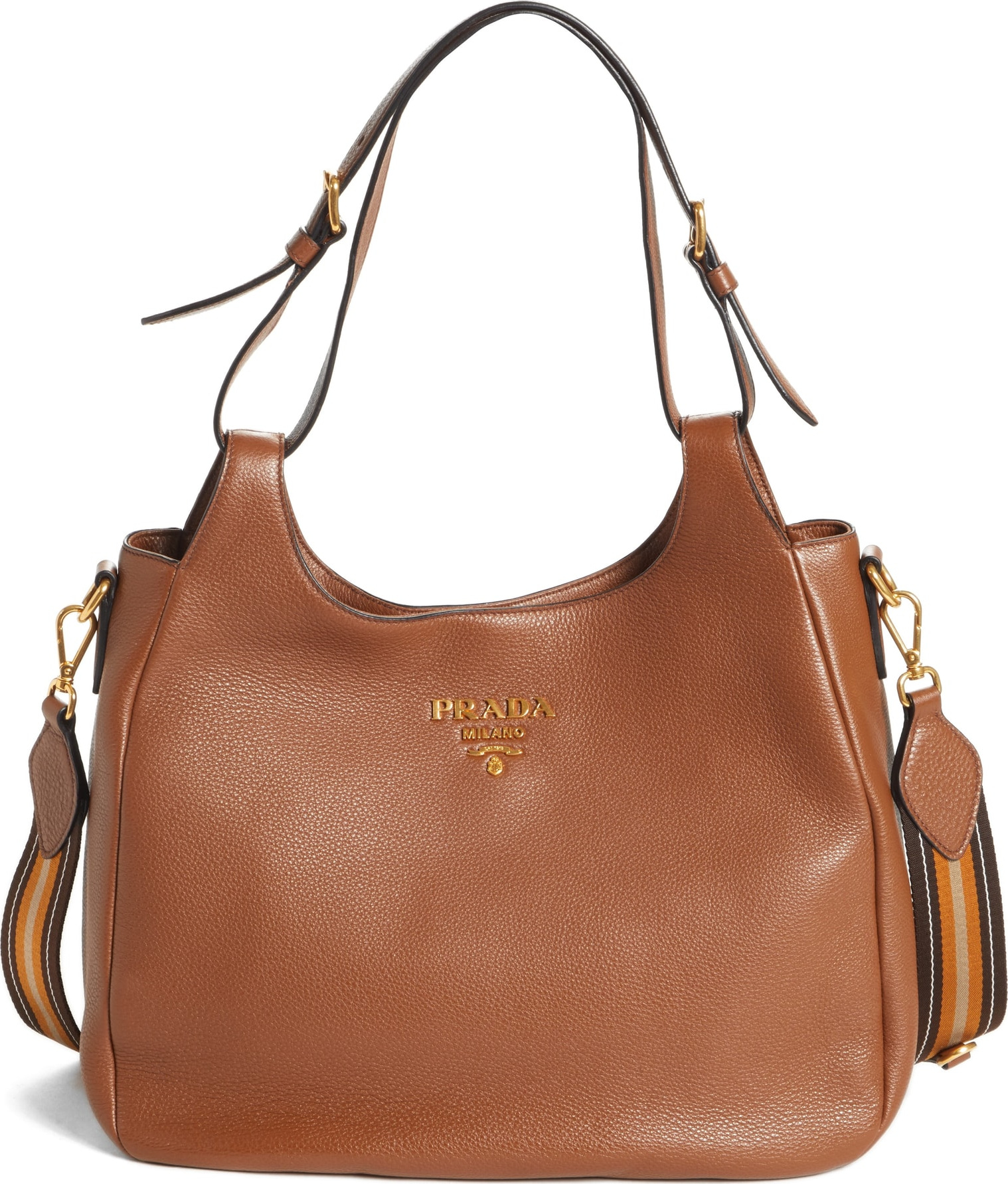 Prada Daino Calfskin Leather Hobo