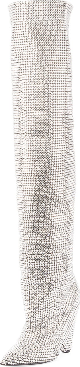 Saint Laurent Embellished Over-The-Knee Boot