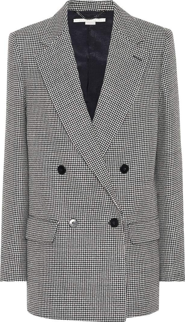 Stella McCartney Houndstooth wool blazer