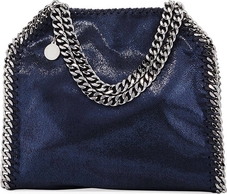 Stella McCartney Mini Falabella Metallic Chain Tote Bag
