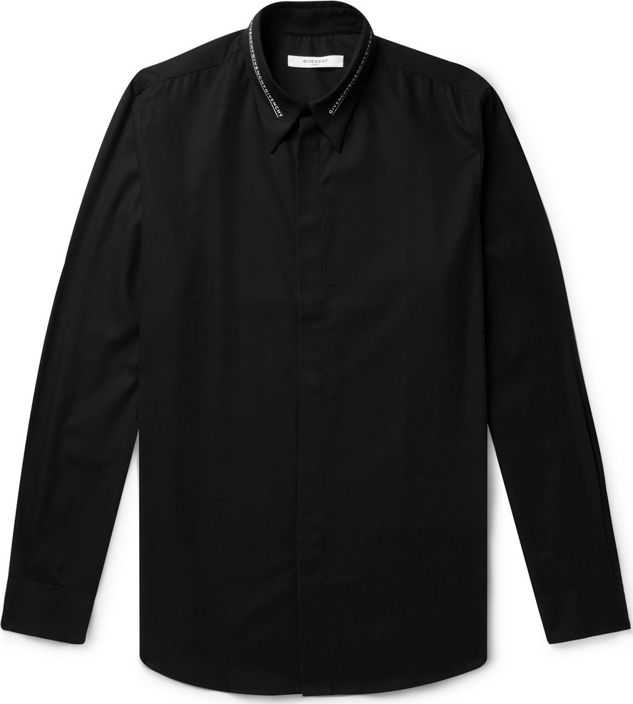 Givenchy Logo-Detailed Cotton-Poplin Shirt