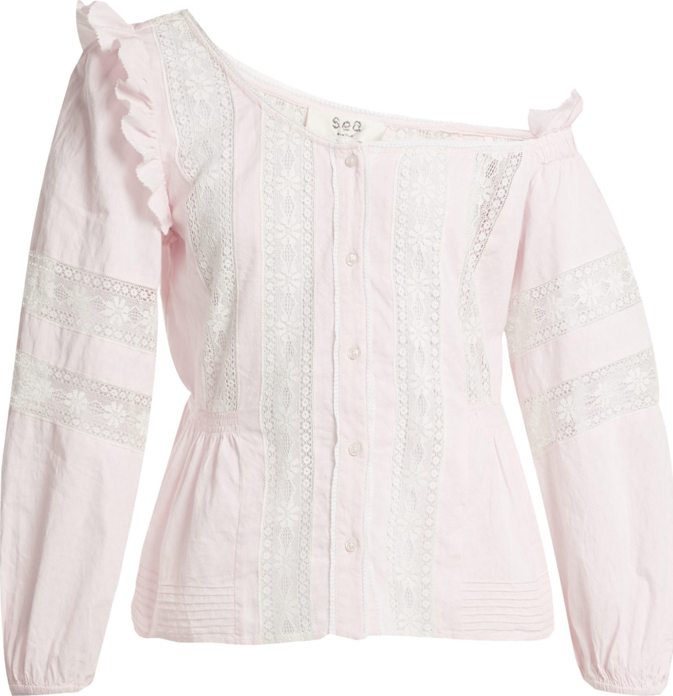 SEA Off-the-shoulder cotton top