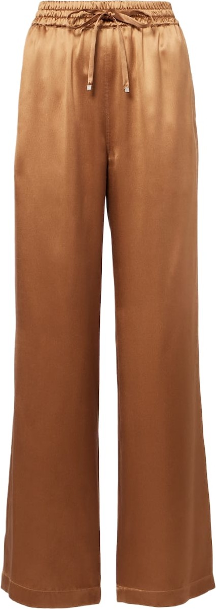 Dolce & Gabbana - Silk satin wide-leg pants