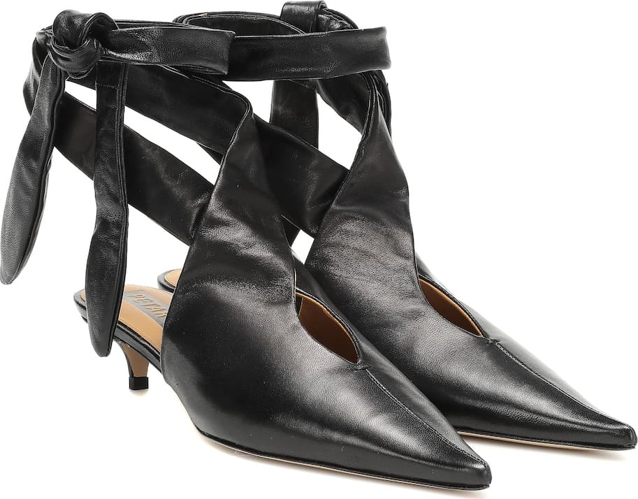 Petar Petrov Suri leather slingback pumps