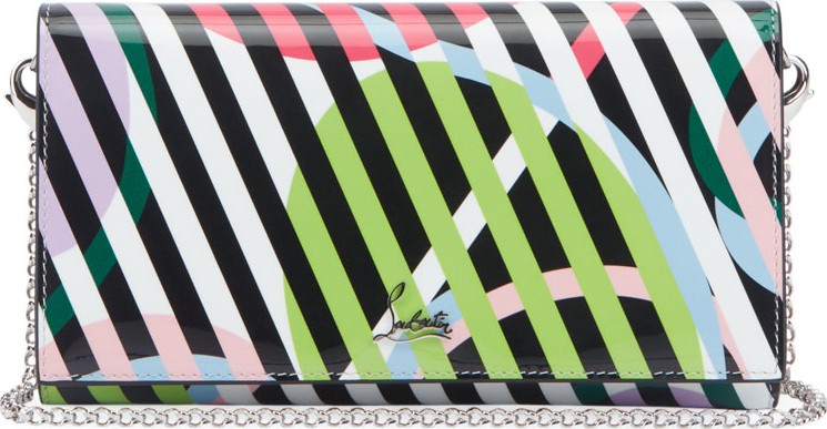 Christian Louboutin Boudoir Colorblock Chain Wallet