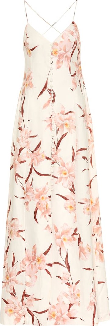Zimmermann Corsage linen maxi dress