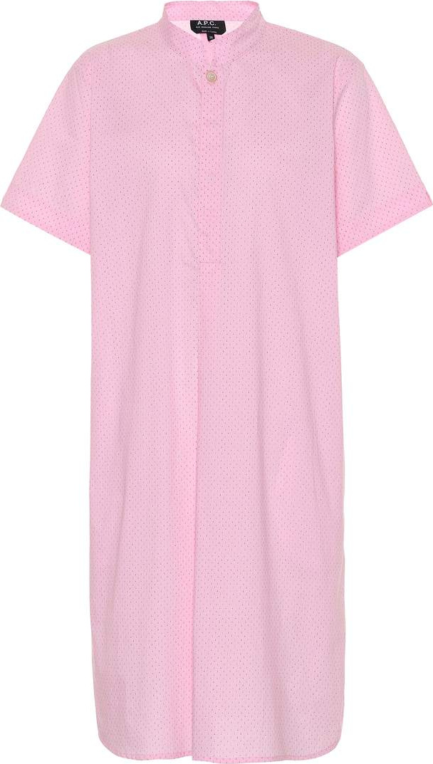 A.P.C. Agadir printed cotton shirt dress
