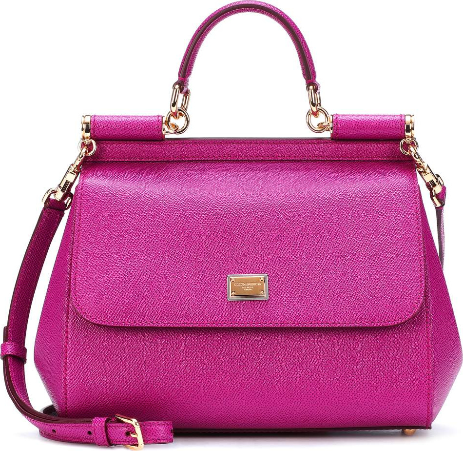 Dolce & Gabbana Sicily Medium leather shoulder bag