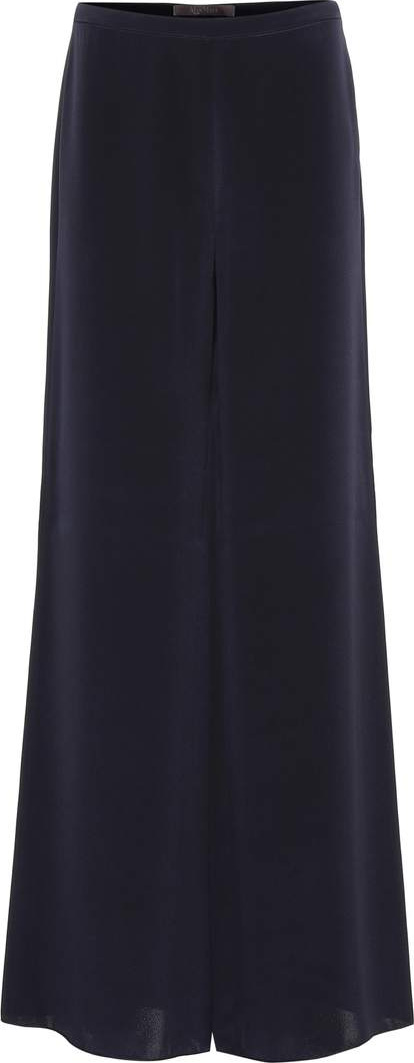 Max Mara Affetto silk palazzo pants