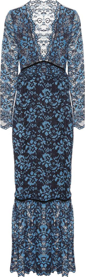 Ganni Flynn lace maxi dress
