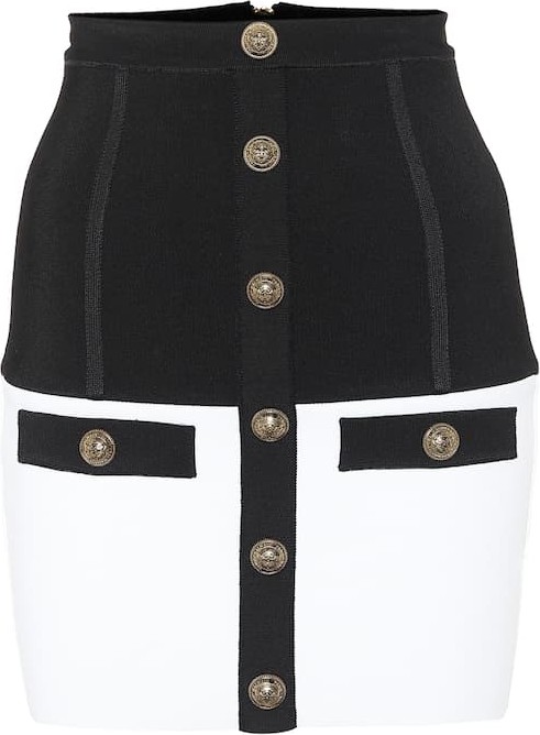 Balmain High-rise miniskirt