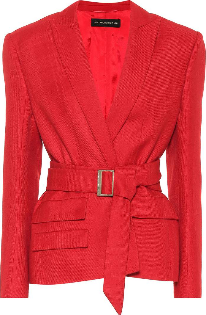Alexandre Vauthier Structured wool blazer