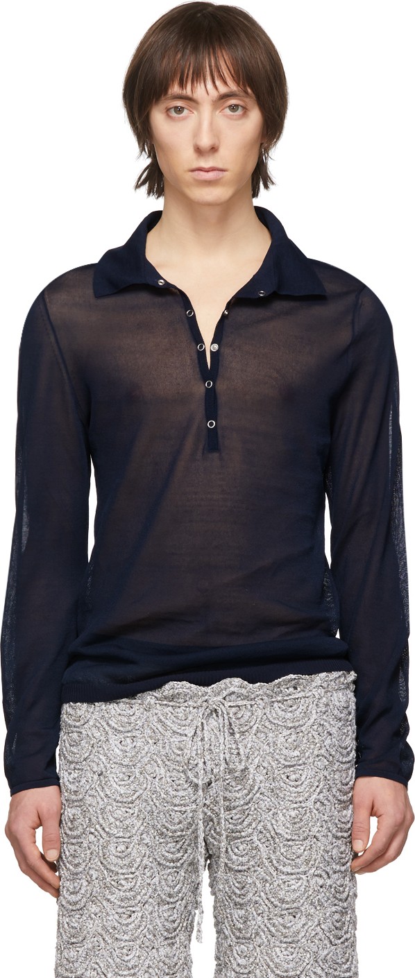 Judy Turner Navy Sailor Polo