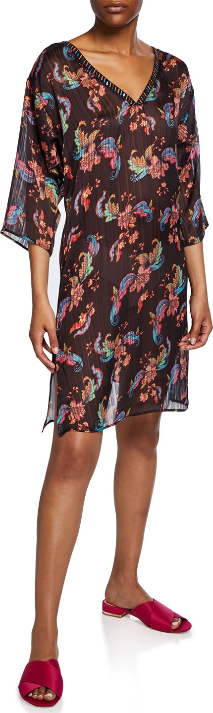 Lise Charmel Evasion Bengali Printed Coverup Tunic