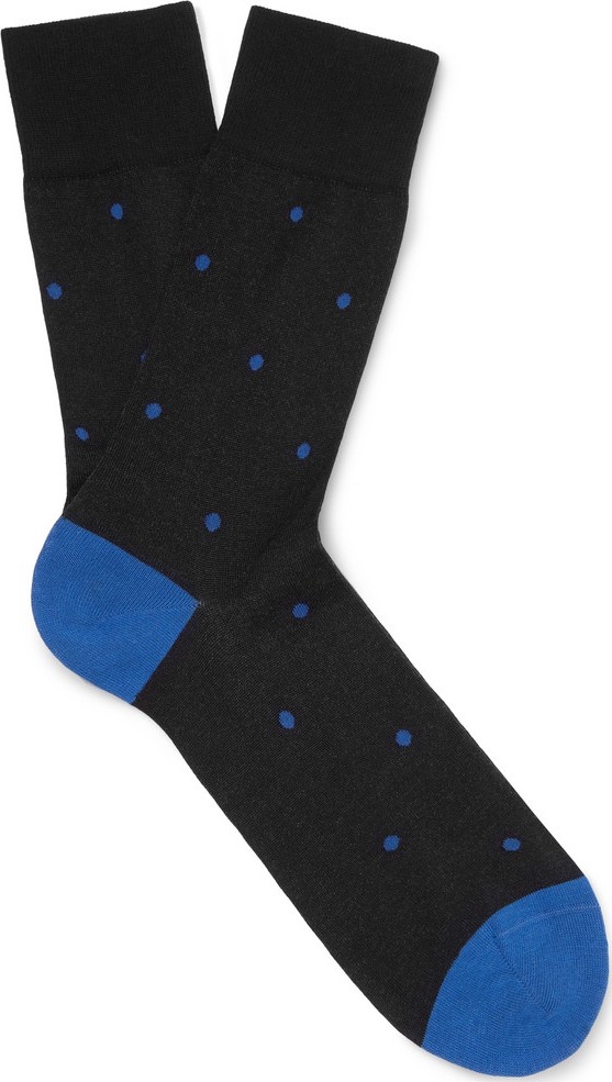 Falke Polka-Dot Cotton-Blend Socks