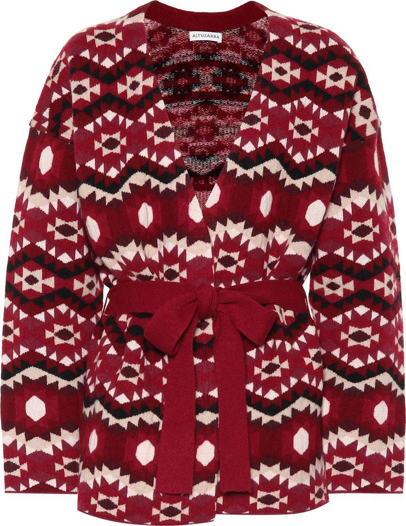 Altuzarra Patterned cashmere cardigan