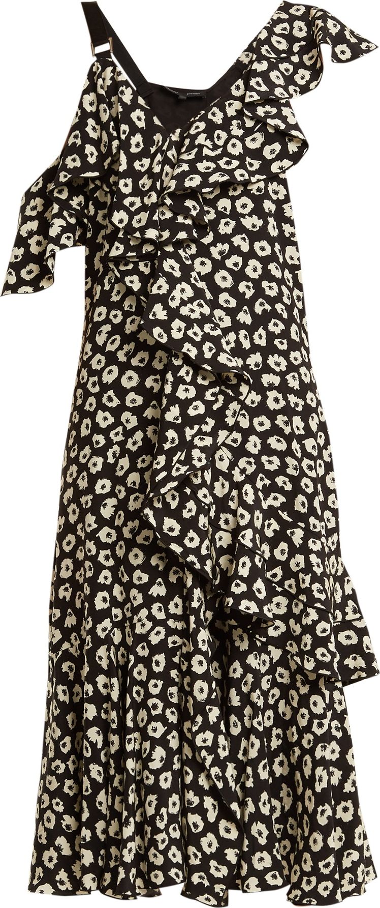 Proenza Schouler Floral-print silk-crepe midi dress