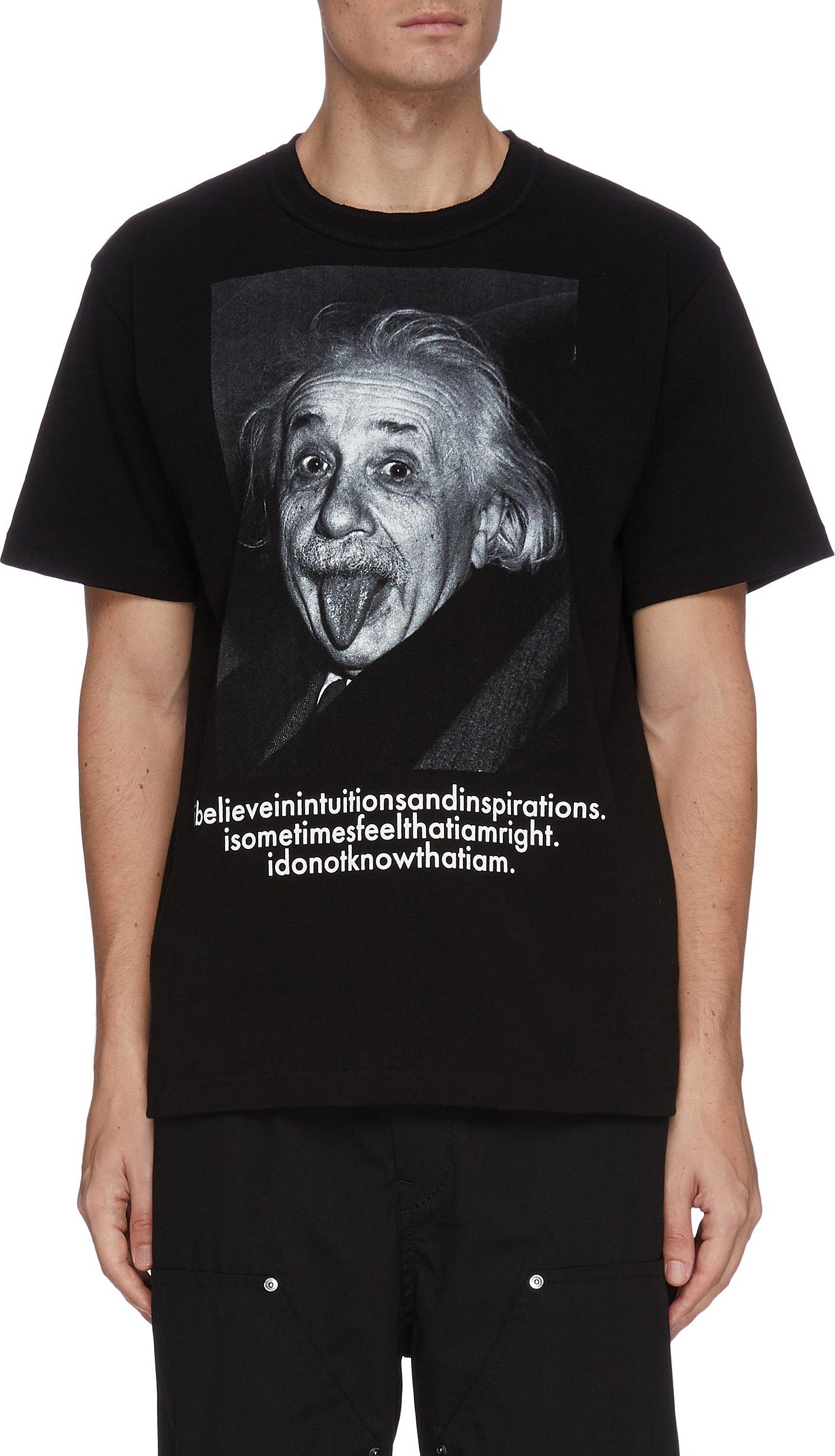 Sacai Einstein' graphic T-shirt