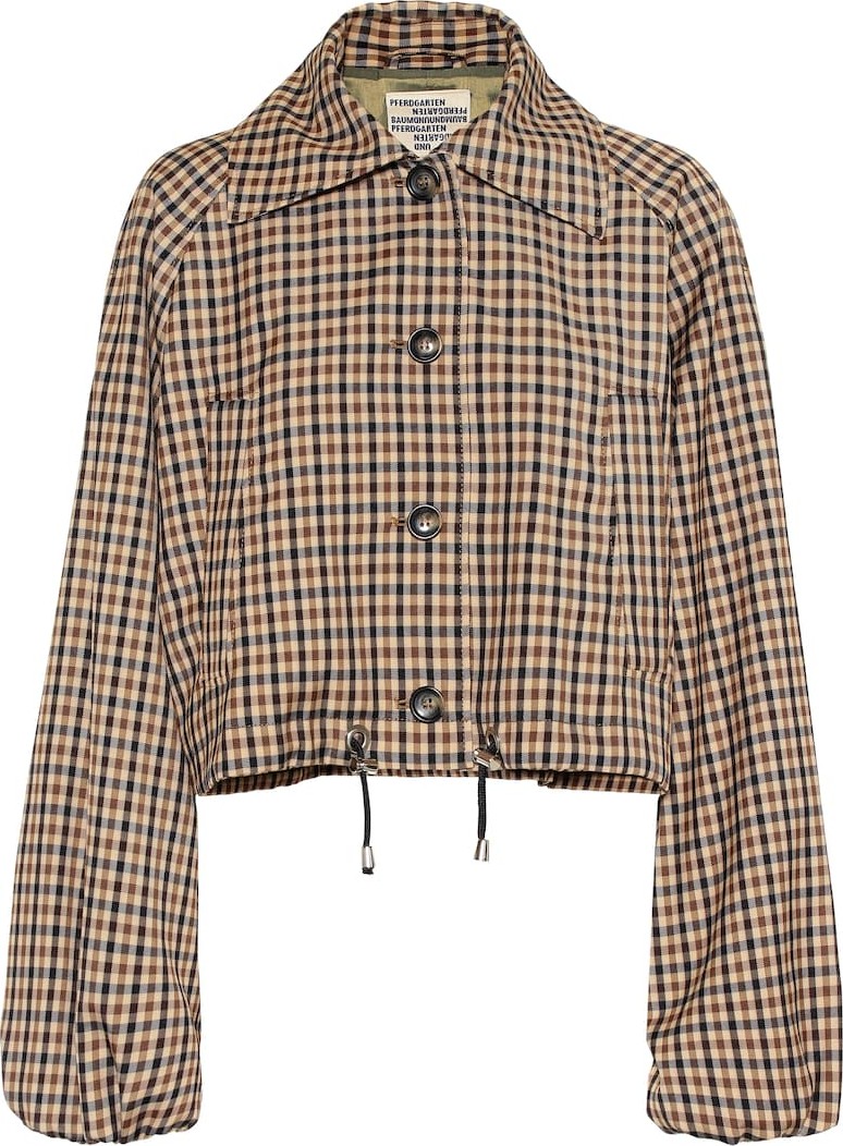 Baum und Pferdgarten Blair checked jacket