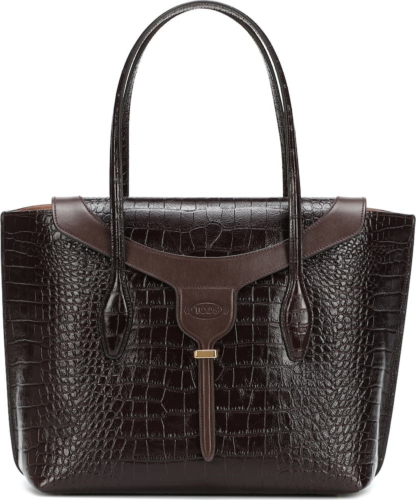 Tod's Joy Medium croc-effect leather tote
