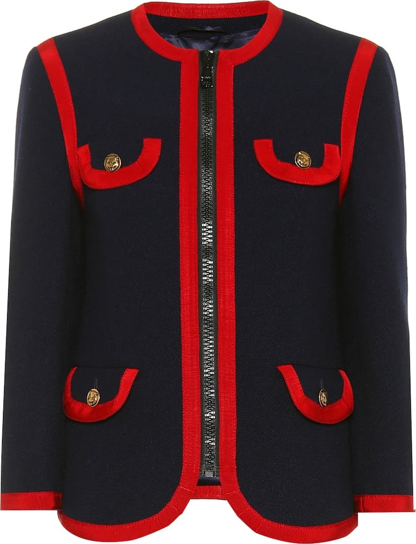 Gucci Wool-blend tweed jacket