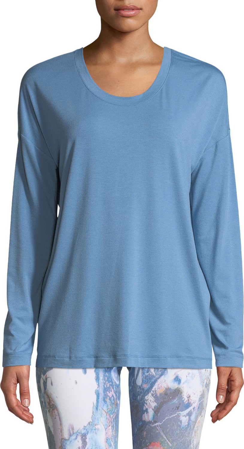 ONZIE Braided-Back Scoop-Neck Jersey Top