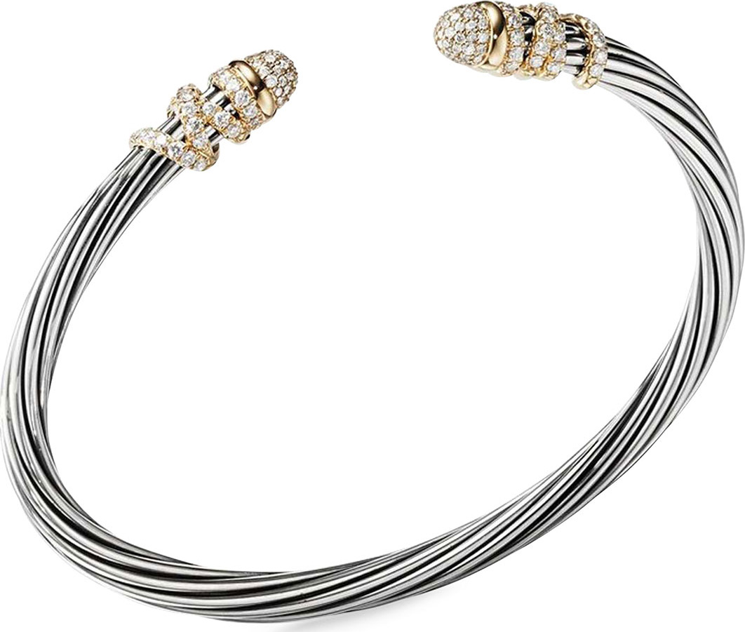 David Yurman DY Helena Diamond Bangle Bracelet