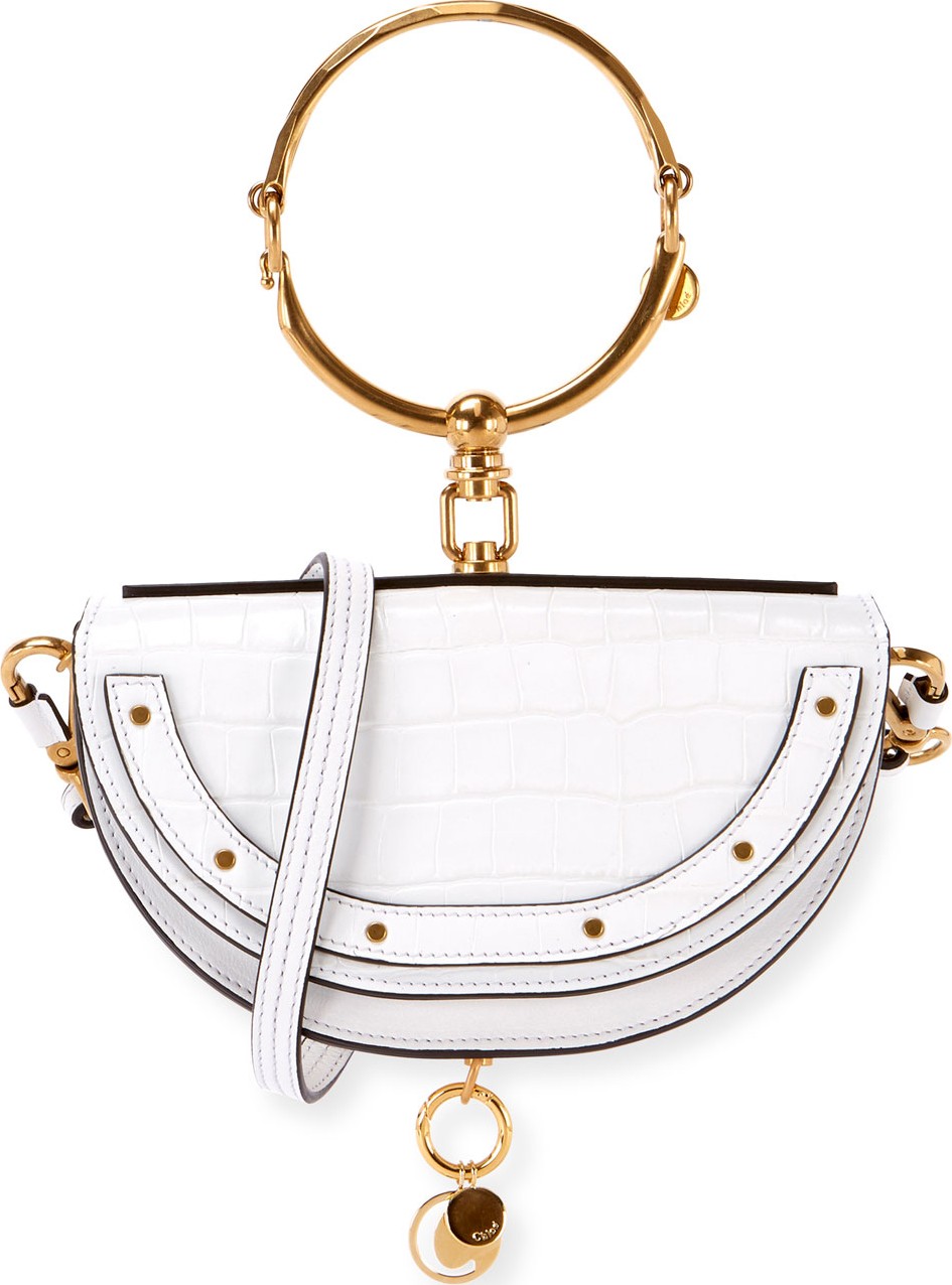 Chloe Nile Metallic Minaudiere Shoulder Bag