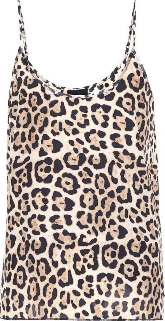 ATM Anthony Thomas Melillo Leopard printed silk top