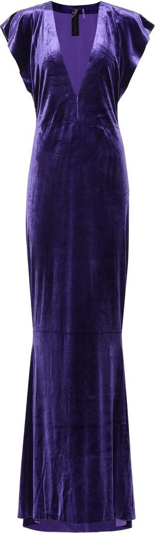 Norma Kamali Velvet gown